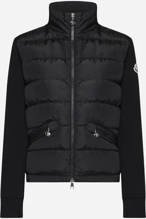 Moncler Felpa in nylon imbottito e maglia