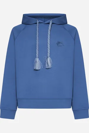 Etro Felpa in cotone con cappuccio e logo