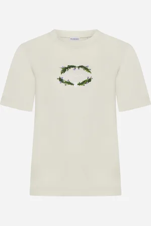 Burberry T-shirt in cotone con logo