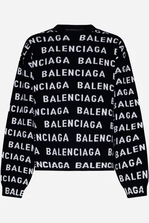 Balenciaga Pull in lana con logo