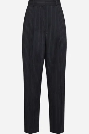 Totême Pantaloni misto lana gessati