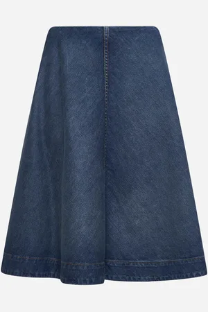 Khaite Gonna Renta in denim