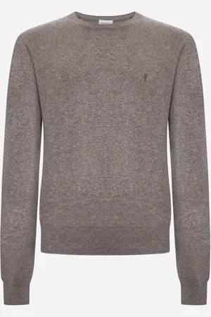 Saint Laurent Pull in cashmere con logo