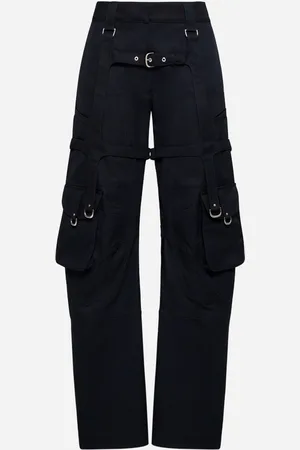 OFF-WHITE Pantaloni cargo oversize neri