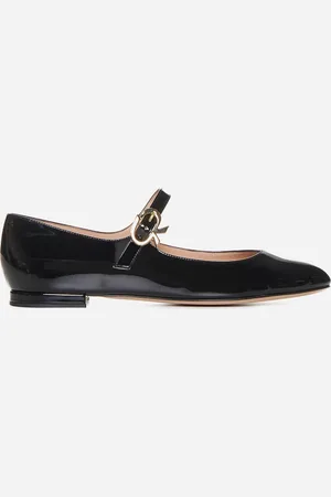 Gianvito Rossi Ballerine Mary Ribbon 05 nere