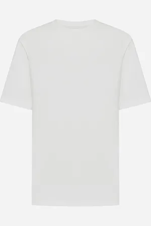 Jil Sander T-shirt bianca con stampa logo