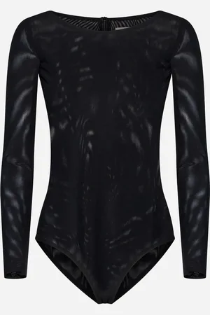 BLANCA Body Brovallia in tulle stretch nero