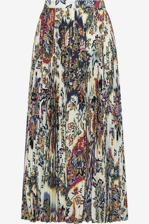 Etro Gonna midi plissé stampa Paisley