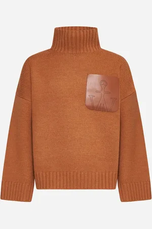 J.W.Anderson Maglione marrone con tasca JWA
