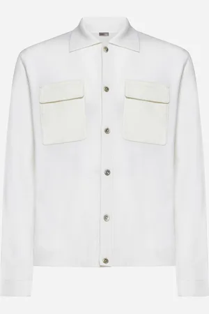 HERNO Camicia in ETERNITY CASHMERE bianco