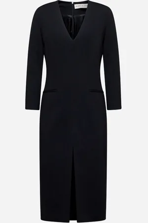 BLANCA Abito midi Ajana in jersey stretch nero