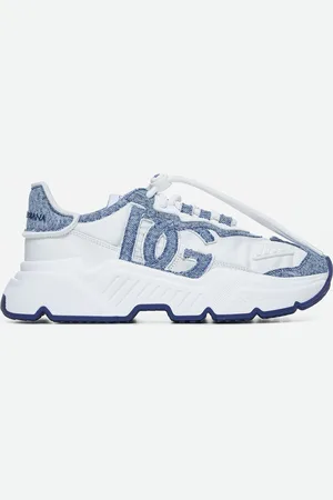 Dolce & Gabbana Sneakers Daymaster bianche in nylon e denim