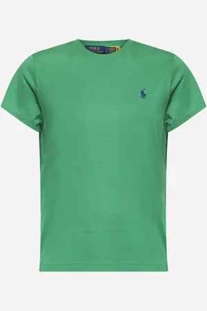 Ralph Lauren T-shirt girocollo in jersey di cotone verde