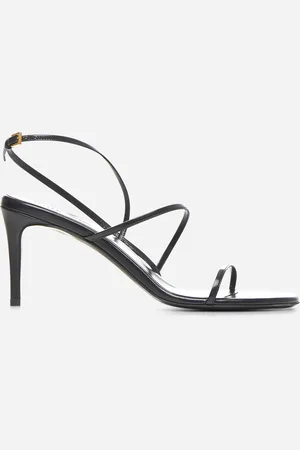 Khaite Sandali Loop in pelle nera