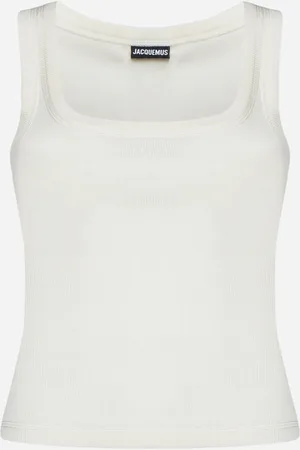 Jacquemus Canotta Debardeur Gros Grain in cotone