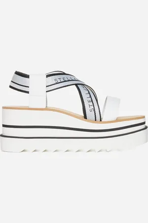 Stella McCartney Sandali Sneakelyse in tela e alter nappa