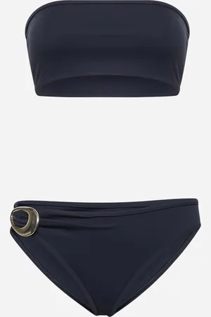 Bottega Veneta Bikini in nylon blu