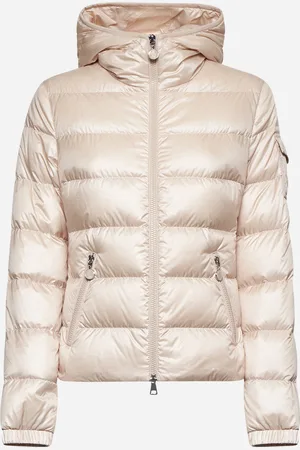 Moncler Piumino corto con cappuccio Gles rosa