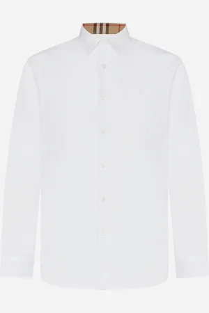 Burberry Camicia Sherfield in cotone stretch