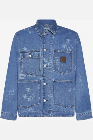 Carhartt Giacca Stamp azzurra