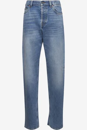 Gucci Jeans cinque tasche in denim azzurro