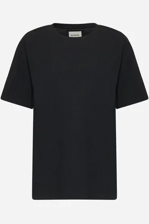 Khaite T-shirt Mae in jersey nero