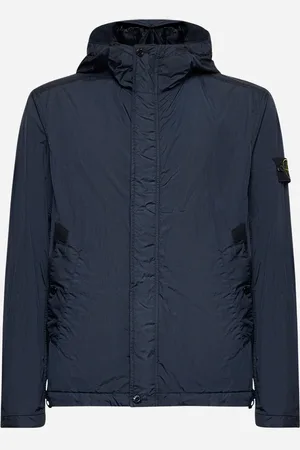 Stone Island Giacca con cappuccio blu
