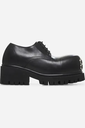 Balenciaga Derby Stomper in pelle nera