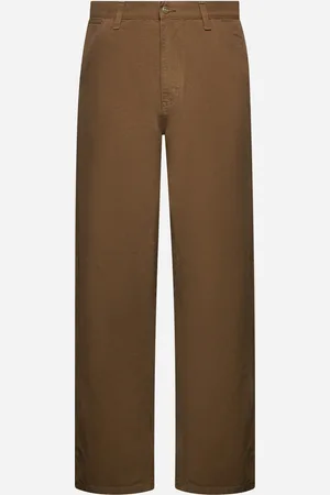 Carhartt Pantaloni Single Knee marroni