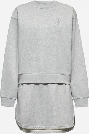 J.W.Anderson Abito a strati stile felpa grigio