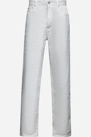 Balenciaga Jeans loose fit in denim bianco