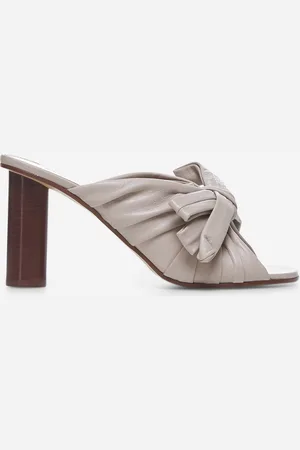 J.W.Anderson Mules Bow con tacco beige