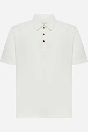Bottega Veneta Polo misto cotone e lyocell