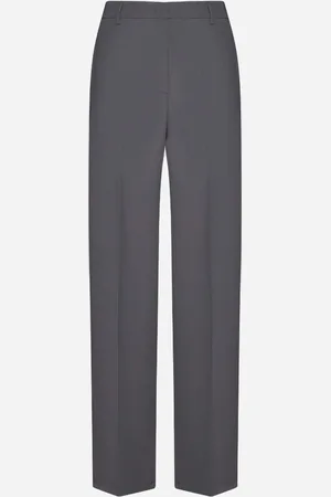 BLANCA Pantaloni palazzo Plectra in jersey stretch grigio