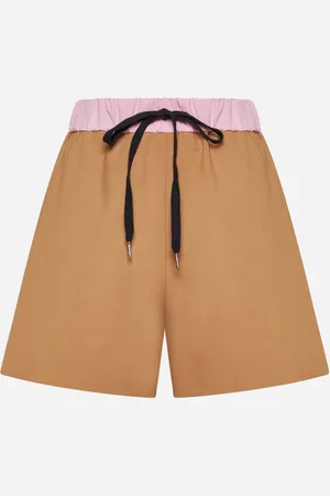 BLANCA Shorts Brassavola in seta beige