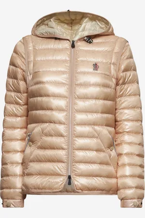 Moncler Piumino con cappuccio Karura rosa