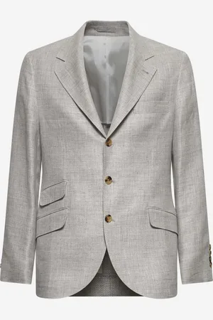 Brunello Cucinelli Giacca Cavallo decostruita beige