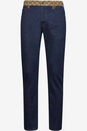Gucci Jeans affusolati in denim blu