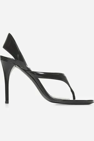 Alaïa Sandali infradito in vernice nera