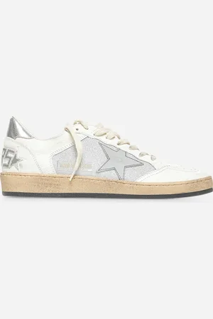 Golden Goose Sneakers Ball Star in nappa bianca