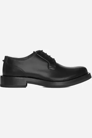 VALENTINO GARAVANI Derby Rockstud Essential in pelle nera
