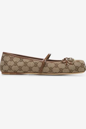 Gucci Ballerine con Morsetto beige
