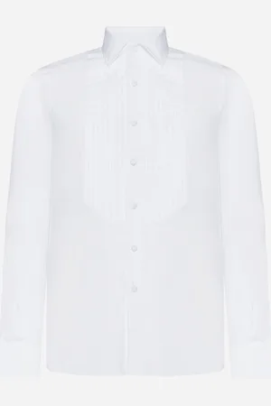 TAGLIATORE Camicia da smoking in cotone