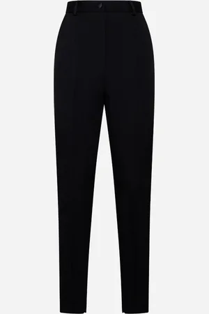 Dolce & Gabbana Pantaloni misto lana e seta stretch