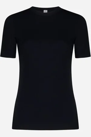 Totême T-shirt in cotone a costine