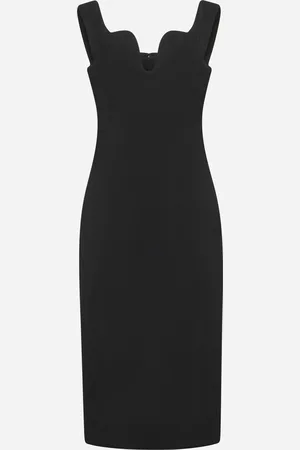 Giorgio Armani Abito a tubino in jersey nero