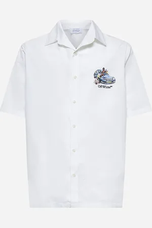 OFF-WHITE Camicia bowling Fresco Arrow bianca