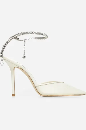 Jimmy Choo Décolleté Saeda 100 avorio