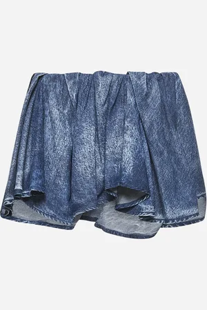 Diesel Minigonna De-Ria-Fsg in denim blu