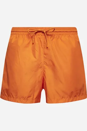 Gucci Shorts da mare in popeline tecnico arancione